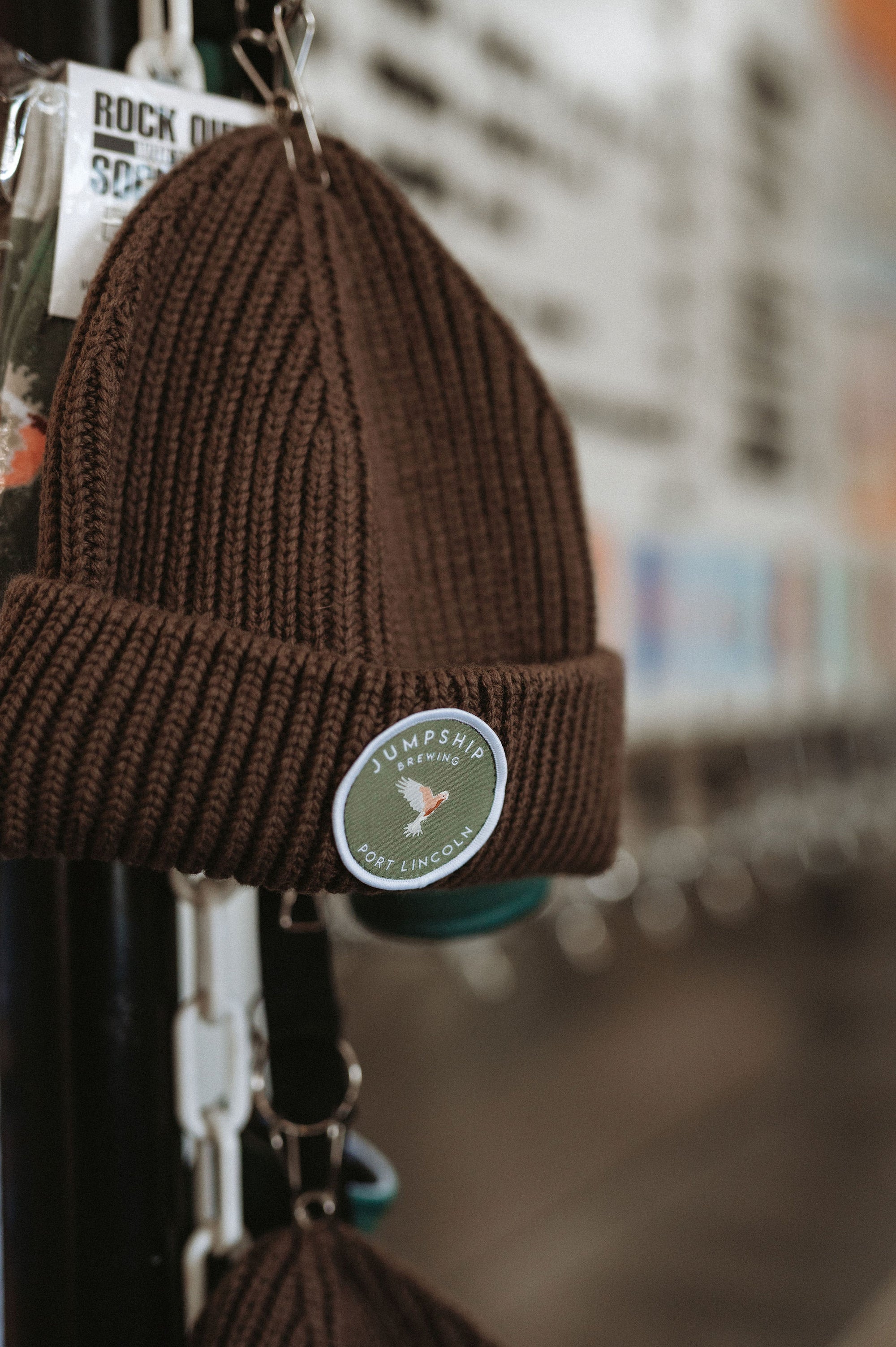 Jump Ship Brewing Walnut Beanie