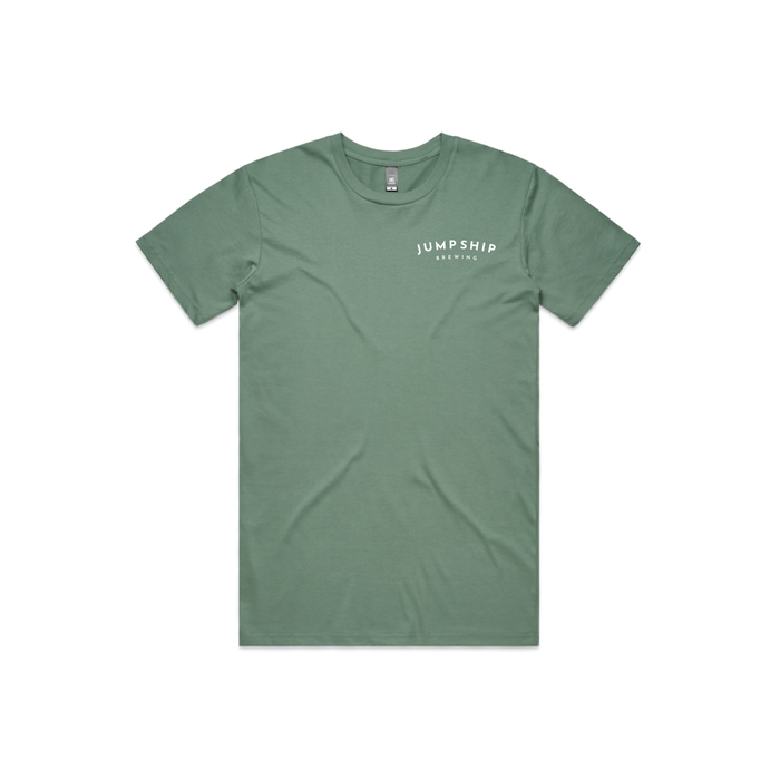 Jump Ship Brewing T-Shirt Sage Green