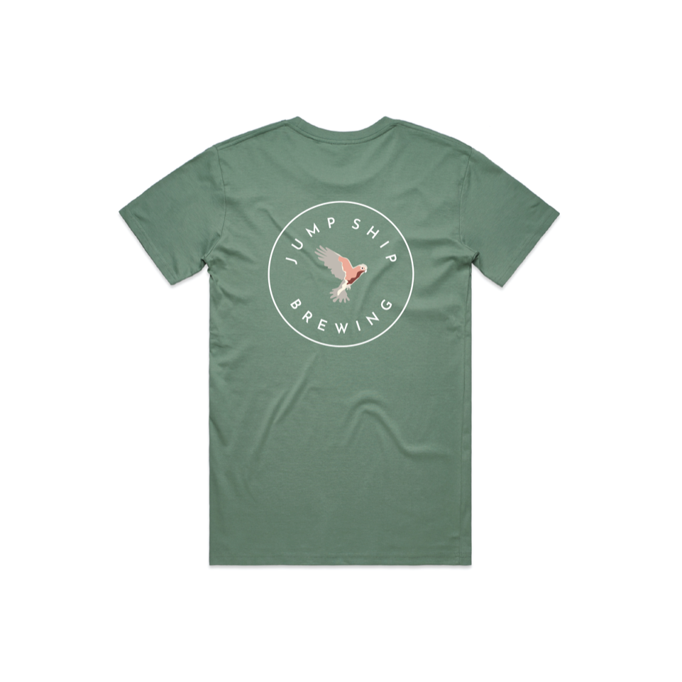 Jump Ship Brewing T-Shirt Sage Green